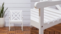 VIFAH Outdoor 4-piece Wood Patio Dining Set with 4ft Bench - Autonomous.ai