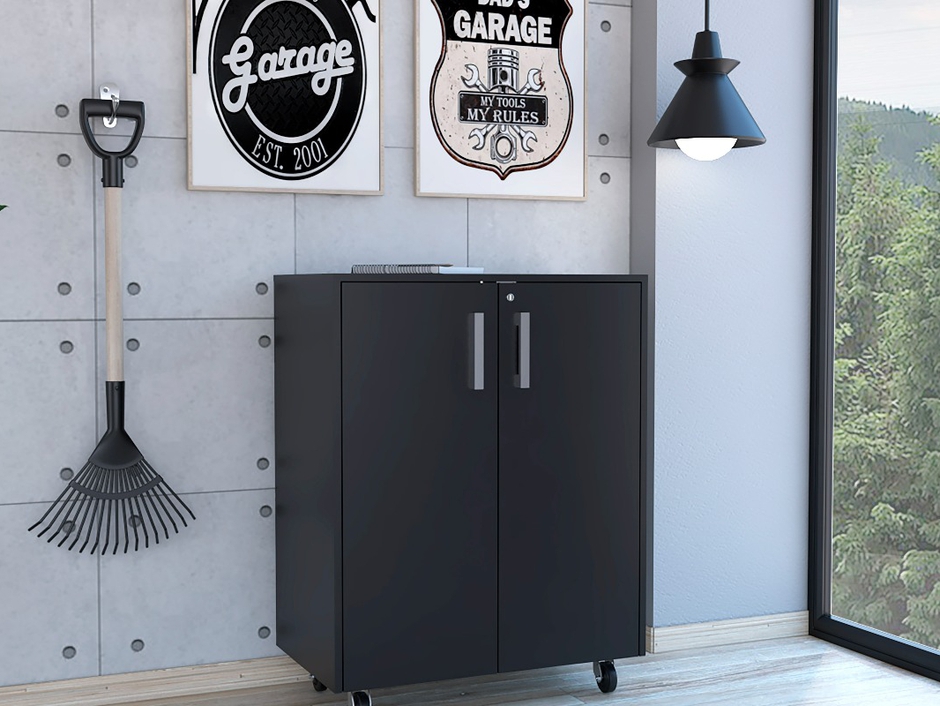 FM FURNITURE Lewis Storage Cabinet Base