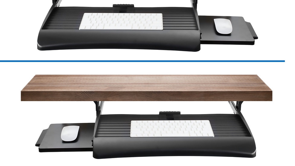 Cartmay under top desk platform