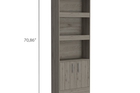 fm-furniture-durango-bookcase-70-8-inch-high-bookcase-light-gray