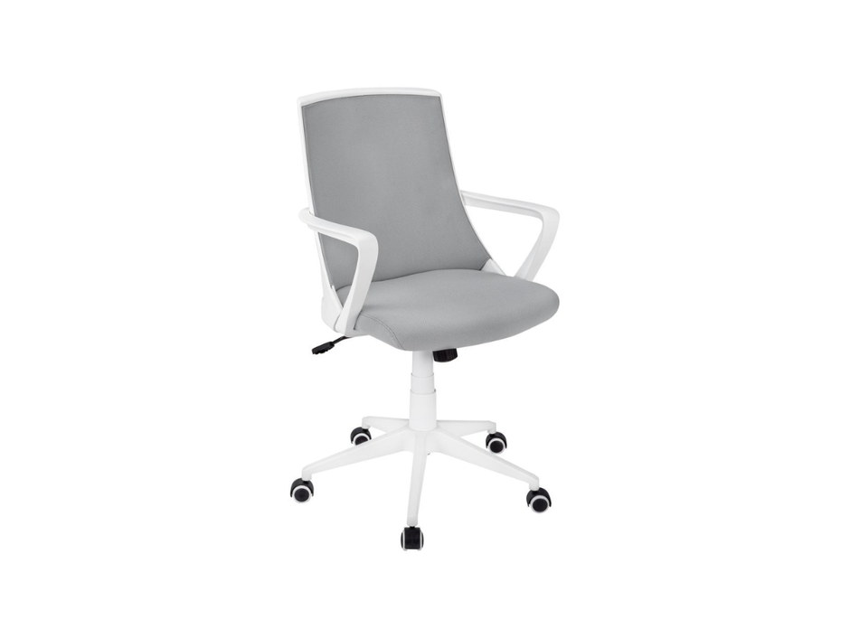 Trio Supply House White Grey Mesh: Multi-Position Chair
