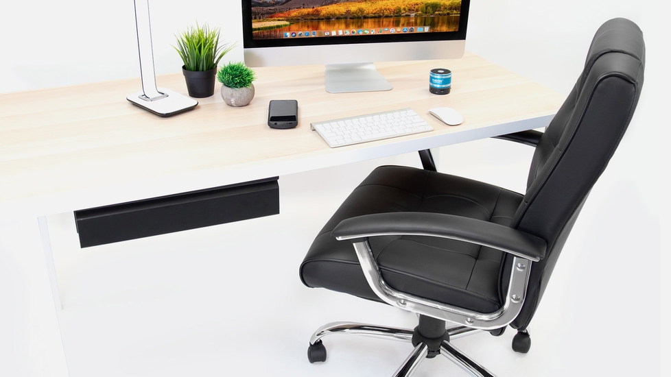 Autonomous swivel store desk drawer