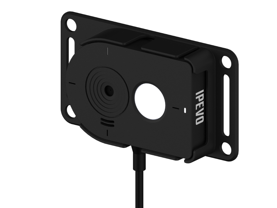 IPEVO MP-8M UHD webcam with clamp and mounting bracket
