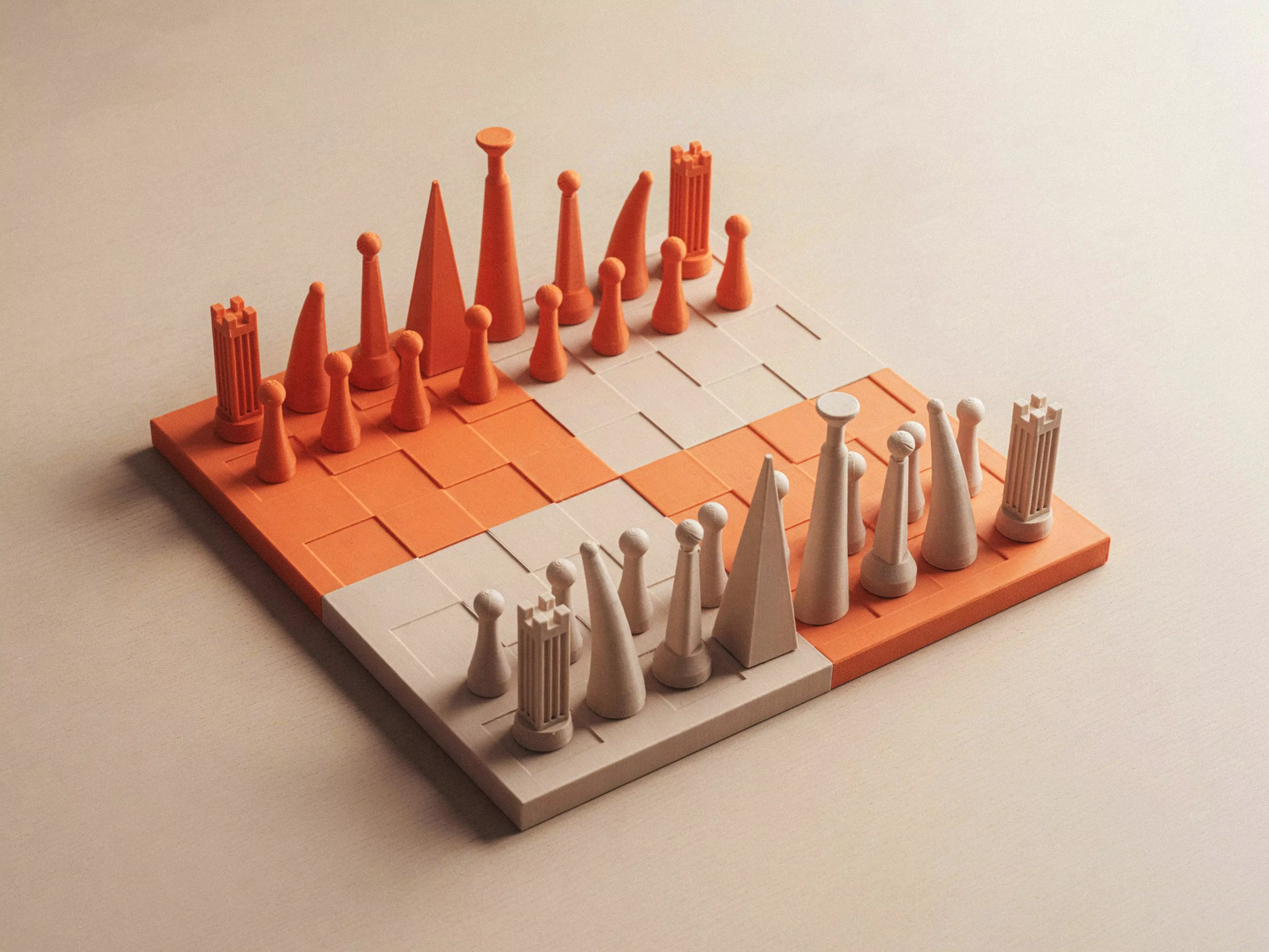 San Francisco Chess Set (F), printed: photo 2 of 5