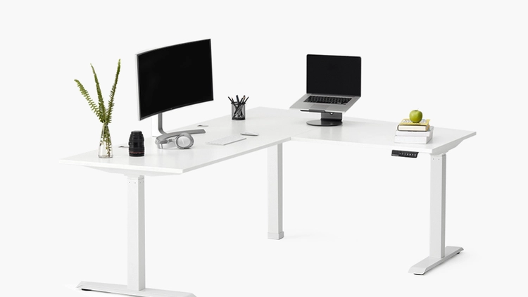 L Shaped Standing Desks The Best Automatic Corner Smartdesk