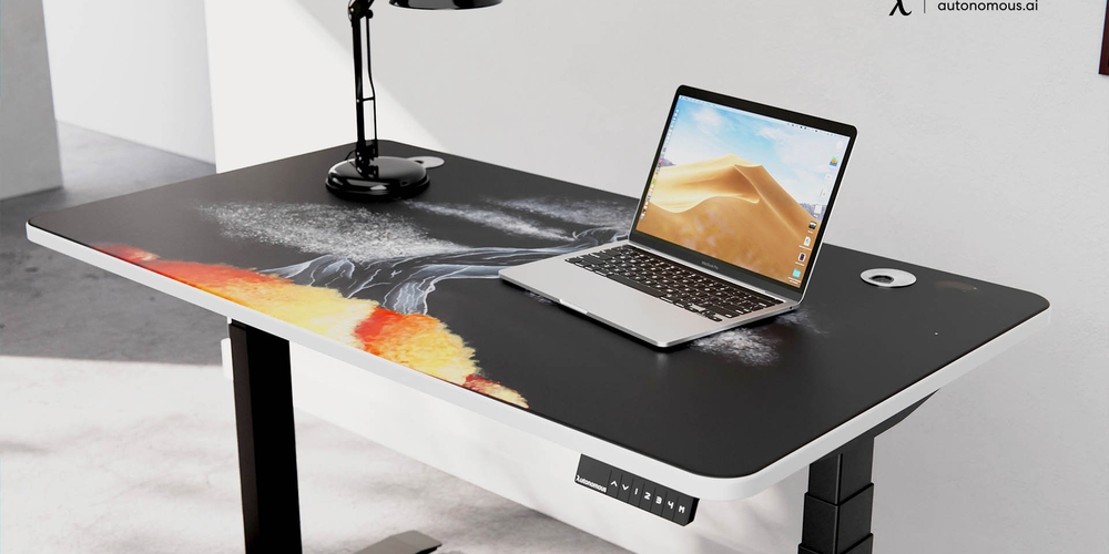 Painted Table Top Desk Setup Guide for Designers