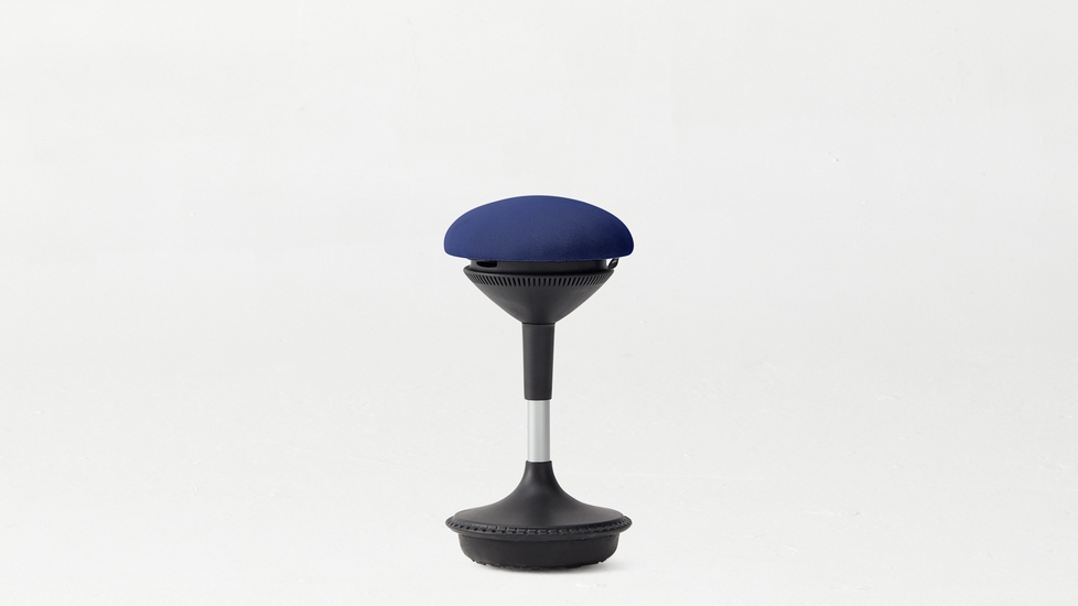 image of blue stool