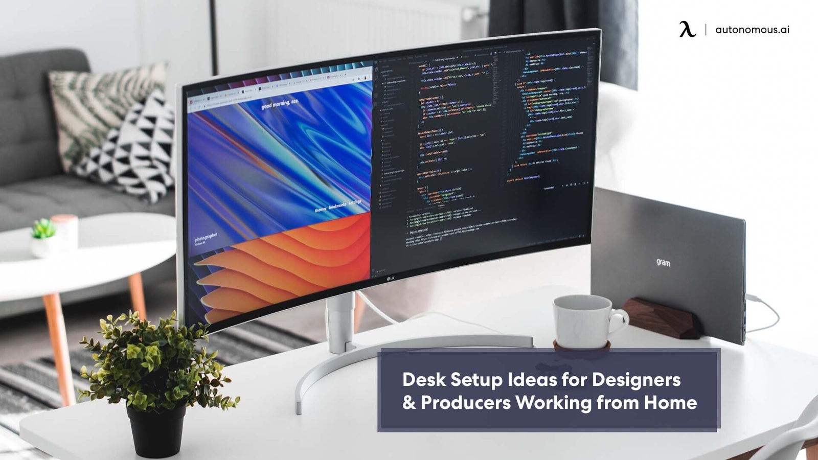 5 Effective Desk Setup Tips for Graphic Designers & Producers