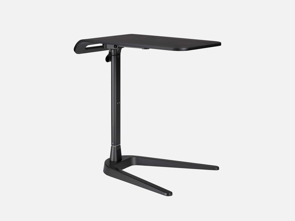 Modernsolid Folding End Table: Height-Adjustable