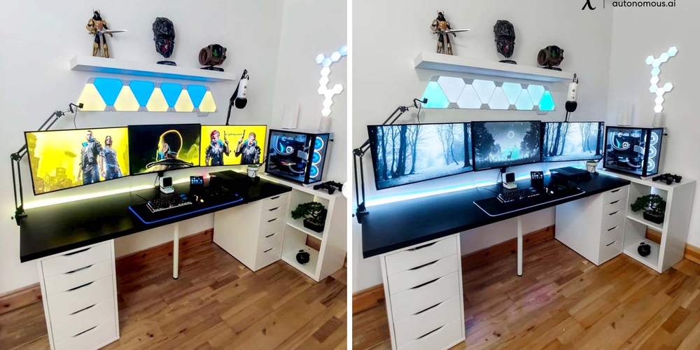 20 Easy DIY Gaming Desk Ideas for Streamers & Gamers