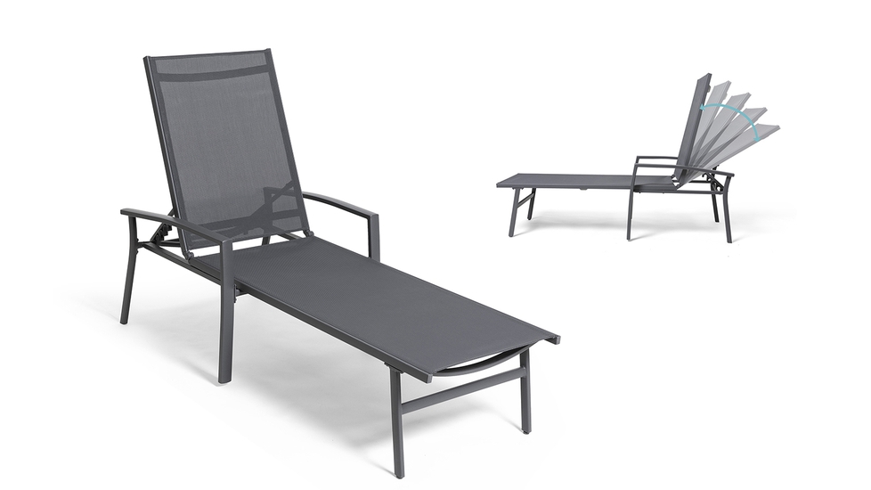 Nuu Garden Outdoor Reclining Chaise Lounge - Autonomous.ai