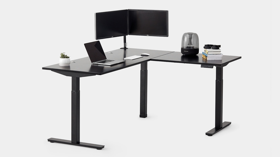 Smart desk deals l shape