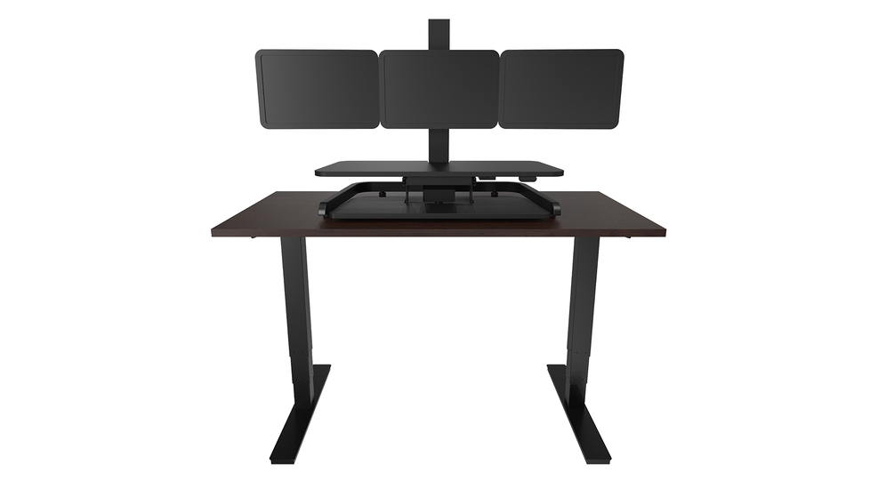 Three-shelf Adjustable Stand Up Workstation