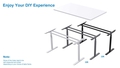aesthic-3-stage-height-adjustable-desk-3-stage-advanced-keypad-white-white-48x28in - Autonomous.ai