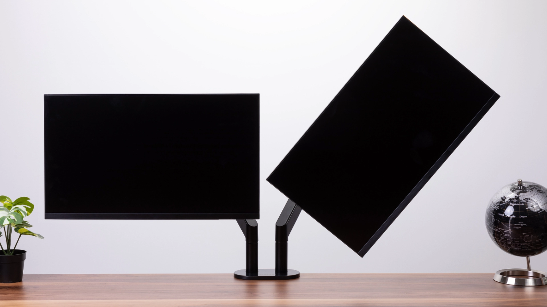 burotic Ergonomic Dual-Monitor Arm: 360° Rotation