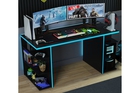 madesa-gaming-computer-desk-5-shelves-cable-management-black-blue
