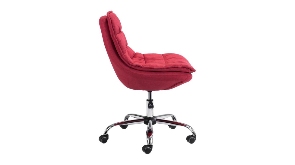 Trio Supply House Down Low Office Chair Red steel frame