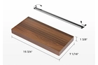 eureka-ergonomic-floating-wall-shelves-with-lighting-17-inch-walnut-2pcs