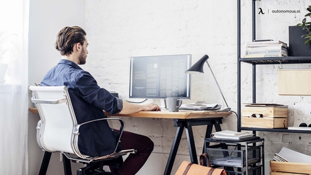 This Modern Standing Desk Transformed My Work-From-Home Experience