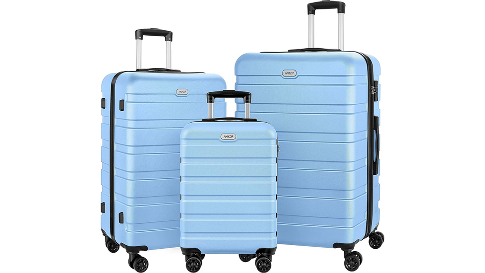 KERDOM AnyZip Luggage Lightweight Suitcase Sets 3 Piece - Autonomous.ai