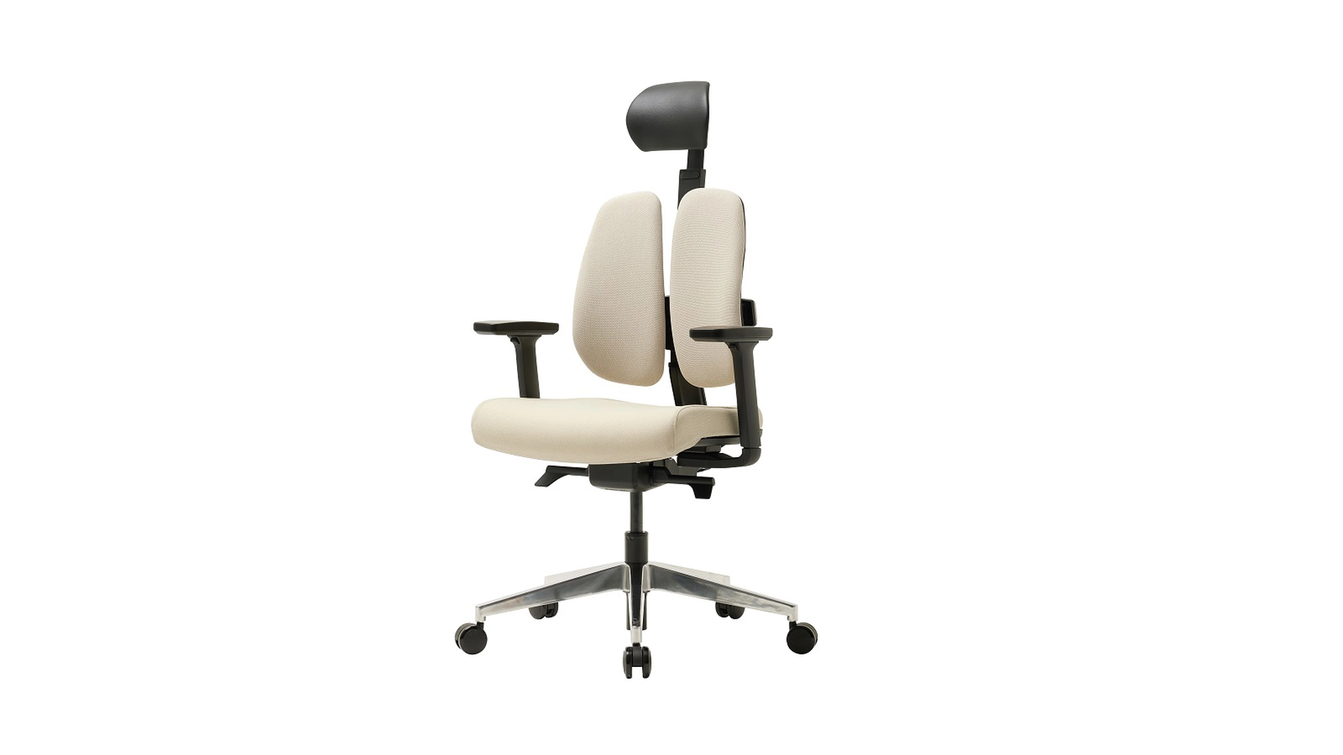 ErgoSpace Duo5: Ergonomic Chair with Patented Dual-Backrests