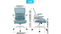 kerdom-office-chair-adjustable-armrests-light-blue - Autonomous.ai